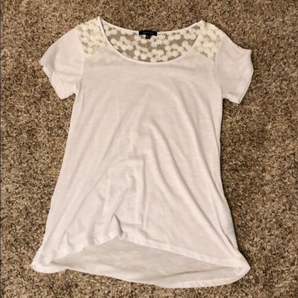 Short sleeve sunflower shirt